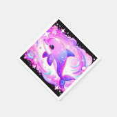 Niedliche Dolphin-Babydusche Serviette (Ecke)