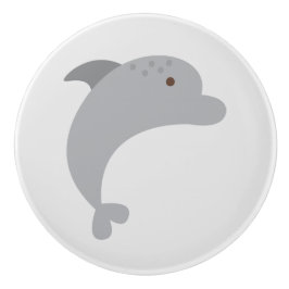 Niedliche Dolphin-Keramik Keramikknauf