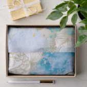 Niedliche Dolphin-Muschel Wasserfarbe Seidenpapier (Geschenk)