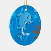 Niedliche Dolphin Ocean Beach Ornament (Rechts)