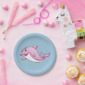 Niedliche Dolphin-Papier-Teller Pappteller (Party)