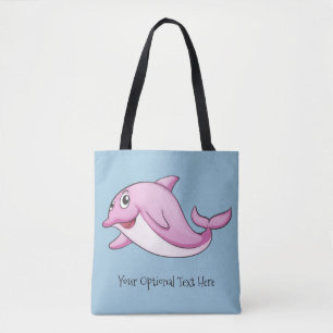 Niedliche Dolphin-Texttaschen Tasche