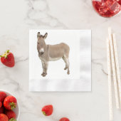Niedliche Donkey Burro Fotografie Serviette (Beispiel)