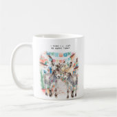 Niedliche Donkeys | Happy Little Tasse Monogram (Links)