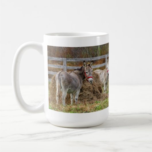 Niedliche Donkeys Kaffeetasse (Links)