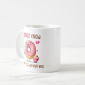 Niedliche Donut Bridesmaid Vorschlag Tasse (Vorderseite Links)