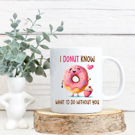 Niedliche Donut Bridesmaid Vorschlag Tasse