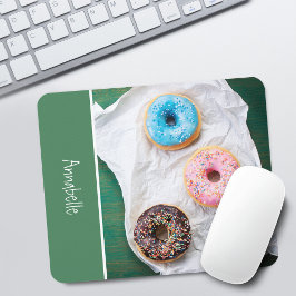 Niedliche Donuts Personalisierte Schule Mousepad