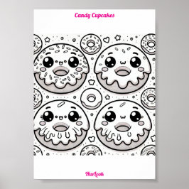 niedliche Donuts Poster