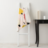 Niedliche Doodle-Bäume nahtlos Vintages Muster. Wi Sherpadecke (Beispiel)