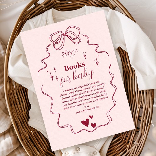 Niedliche Doodle Hand Draw Books für Baby Begleitkarte