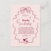 Niedliche Doodle Hand Draw Books für Baby Begleitkarte (Vorderseite)