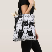 Niedliche Doodle Tote Tasche - Stilvoll (Von Nahem)
