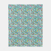 Niedliche Doodles Fleecedecke (Vorderseite)