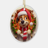 Niedliche Doppelseitenbüchse Keramik Ornament (Rechts)