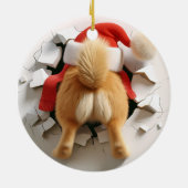 Niedliche Doppelseitenbüchse Keramik Ornament (Hinten)