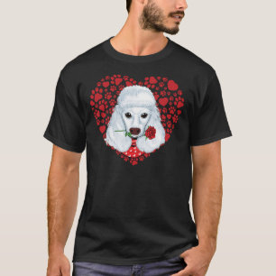 Niedliche Dosenvalente Herzmuster Niedliche Valent T-Shirt