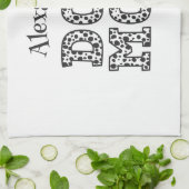 Niedliche Dotter-Mama Geschirrtuch (Gefaltet)