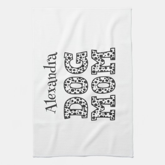 Niedliche Dotter-Mama Geschirrtuch (Vertikal)