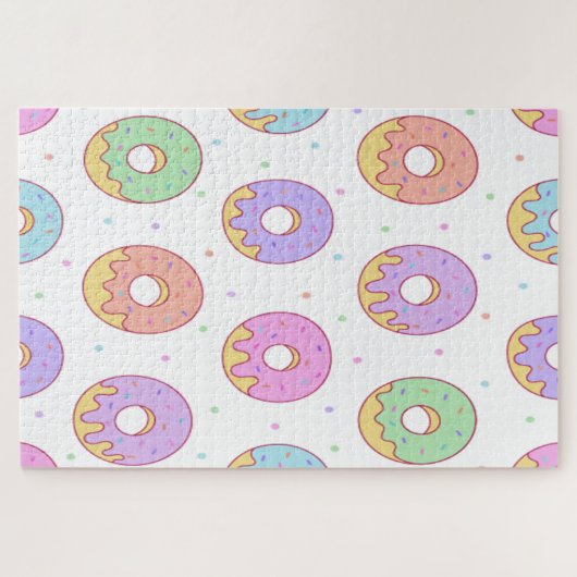 Niedliche Doughnut Puzzle (Horizontal)