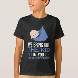 Niedliche Doula Midfrau Baby T-Shirt
