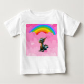 Niedliche Drachen Baby T-shirt (Vorderseite)