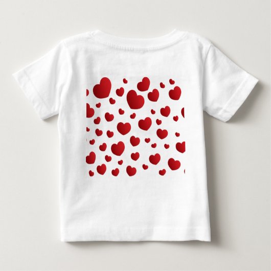 Niedliche Drachen Baby T-shirt (Rückseite)