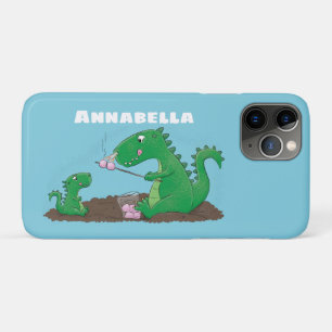 Niedliche Drachen braten Marshmallows Cartoon Case-Mate iPhone Hülle