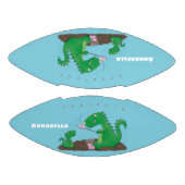 Niedliche Drachen braten Marshmallows Cartoon Football (Paneele)