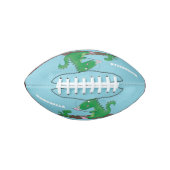 Niedliche Drachen braten Marshmallows Cartoon Football (Vorderseite)