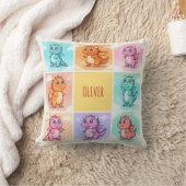 Niedliche Drachendoodles Kissen (Decke)