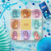 Niedliche Drachendoodles Pappteller (Party)