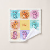 Niedliche Drachendoodles Waschlappen (Waschlappen)