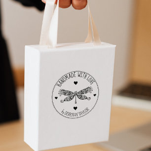 Niedliche Drachenfliege mit Liebe Gummistempel