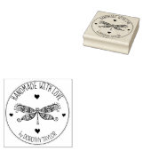 Niedliche Drachenfliege mit Liebe Gummistempel (Stempel)