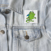 niedliche Drachenmonsterkreatur Button (Beispiel)