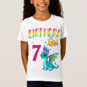 Niedliche Dragon Birthday Party T-Shirt