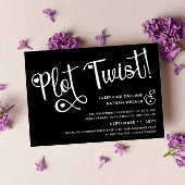 Niedliche Drehung für Schwarz-weiße Verschwörung Save The Date