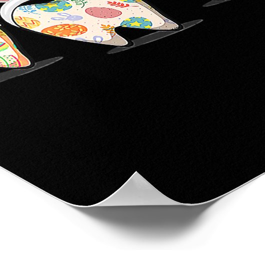 Niedliche drei sonnige Zähne Zahnspange Zahnarzt H Poster (Ecke)