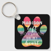 Niedliche Drucke auf der Rainbow Bridge Schlüsselanhänger (Vorderseite)