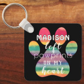 Niedliche Drucke auf der Rainbow Bridge Schlüsselanhänger (Vorderseite)