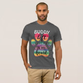 Niedliche Drucke auf der Rainbow Bridge T-Shirt (Vorne ganz)