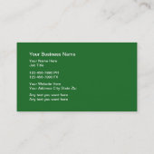 Niedliche Dschungel-Tiere Visitenkarte (Rückseite)