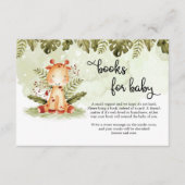 Niedliche Dschungelsafari Begleitkarte (Vorderseite)