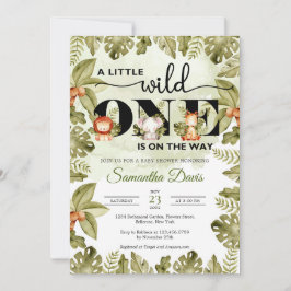 Niedliche Dschungelsafari Einladung