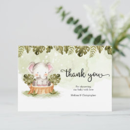 Niedliche Dschungelsafari Tiere im LKW Baby vielen Begleitkarte