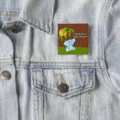Niedliche Dschungelschnecke Button (Beispiel)