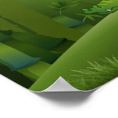 Niedliche Dschungeltiere Poster (Ecke)