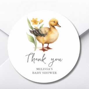 Niedliche Duck Baby Duck Danke, dass du Sticker be