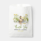 Niedliche Duck Babydusche Geschenktütchen (Vorderseite)